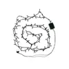 Cordes de bouchon eu led de Noël LIGHT STRING 4M 100 LEDS Decoration Lights Filh White Riz Bulbes El Holiday