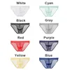 Cuecas Ultra Ultra Thin Transparent's Briefs masculinos de seda de gelo, roupas íntimas de roupas de seda legal verão calcinha sexy e sensível sexy