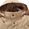 Designer hiver veste militaire hommes décontracté épais chaud coton rembourré Parkas manteaux à capuche grande taille 6XL coupe-vent Parkas Hombre