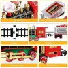 Weihnachtsspielzeug Toyvian Weihnachtseisenbahn-Set, elektrisches Zugspielzeug mit Ton, Licht, Eisenbahnschienen für Kinder, Geschenk unter dem Weihnachtsbaum, L221110