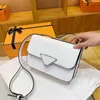 Womens Luxury Brand Single Shoulder Bags Fashion Small Square All Oblique Cross Bag Leather Handbag Factory Low Price Direct Sales