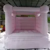 8x8ft Kids mini bounce house Inflatable white Bouncy Castle Wedding Bouncer Jumping Adult for Party with blower free ship