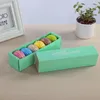 Macaron 6 paquets Mini boîtes à cupcakes avec couvercle tiroir boîte d'emballage pour boîte de chocolat de fête P1202