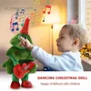 クリスマスおもちゃ新しいカワイイ歌ダンシングクリスマスツリーffed Toys Electric Music Plush Toy Doll for Kid Music Christmas Singing DancingL221110