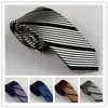 Bow Ties LAMMULIN Men's Suit Oblique Striped Silk Necktie Microfiber Jacquard Skinny Tie 6cm Business Wedding Party Corbatas