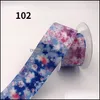 Gift Wrap 50 Yards/Roll Grosgrain Ribbons Handmade Diy Hair Bow Material Birthday Wedding Party Decoration 20 Patterns Drop Delivery Dhrua