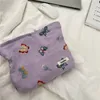 Borse per cosmetici con ricamo a farfalla Pochette Borse per organizer per trucchi grandi Borse coreane Custodia per bellezza da toilette da donna carina