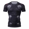 T-shirt da uomo Cosplay Camicia 3D a maniche corte T-shirt da uomo Top maschili Abbigliamento da allenamento per allenamento ad asciugatura rapida Tee Compressione Fitness