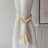 Home Decor Vorhang Raffhalter geflochten böhmischen Stil Baumwolle handgewebte Seil Raffhalter dekorative Holdback für
