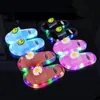 Slippers Children's Boys Girls Cartoon Animals Prints Shoes Lighted Fashion Cute Bathroom Kids Toddler Flat Heels 221110