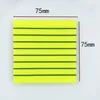 1Pcs Waterproof PET Transparent Sticky Notes Memo Pad 50 Sheets Stickers For Student Office Stationery