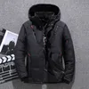 Homens para baixo parkas jaquetas homens inverno outwear grosso quente neve parka moda casacos casual homem ao ar livre de alta qualidade 221110