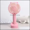 Inne świąteczne dostawy imprezowe opłaty USB Fan Mini uchwyt przenośny ładowany ładowany płatek śniegu ręczny letni domowy biuro prezenty Dro DH2EP