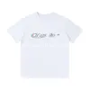 Designer luxe herenkleding T-shirt poloshirt Phantom Letter Print Crew Nek Korte mouwmustiemerk T-shirt Casual top zwart wit zwart wit