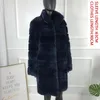 Cappotto di pelliccia da donna Giacca invernale da donna Rex Cappotto caldo Moda