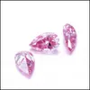 Losse edelstenen fabriek groothandelsprijs 1 karaat moissaniet diamant losse edelstenen roze kleur peer vorm voor sieraden maken h220423 dhrtd