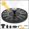 Trädgårdsdekorationer Solar Fountain Outdoor Pool Pond Floating Waterfall Bird Bath Drop Delivery Home Patio Lawn DHP5I