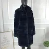 Cappotto di pelliccia da donna Giacca invernale da donna Rex Cappotto caldo Moda