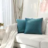 Pillow Case Velvet Cushion Cover Soft for Sofa Living Room 18x18 inch White Decorative Kussenhoes Car Home Decor 221109