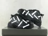 Autentisk herr trippel S logotypskor sneaker i svart vit teknisk material hastighetsplattform m￤n kvinnor utomhussporter med original ruta 36-46