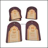 Other Festive Party Supplies 10 Pieces/Set Wooden Ramadan Pendant Eid Mubarak Sales Discount Islamic Muslim Alfitr Party Decor Dro Dhwhz