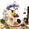 Bakeware Tools 2/3 Layers Dessert Decoration Rack Round Tray Wholesale Cake Stand Holder Fruits Birthday Party Wedding Parts Tool