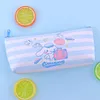 Sanrios Cinnamonroll Kuromi Kitty Cartoon double layer Pencil Case Travel Storage Bag Zipper coin purse Stationary Gift