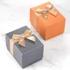 Смотреть коробки Creative Bow Box Многоцелевая квадратная упаковка для хранения шкала для хранения многоразового корпуса многоразового подарка для женщин Men FS99