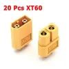 20pcs lot entiers de haute qualit￩ XT60 XT-60 XT 60 Plug Male Femelle Bullet Connecteurs Prises pour RC Lipo Battery283y