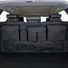 Bilarrangör Multi-Pocket Trunk Hanging Back Seat förvaringsväska med 9 fickor Vattentät Oxford-tyg Universal Ficka