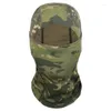 Casques de moto Tactique Camouflage Balaclava Chapeau Masque Complet Ski CP Cyclisme Chasse Tête Cou Couverture Casque Liner Cap Militaire Hommes