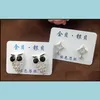 Stud Fashion Korean Exquisite Jewelry Stud Earrings Rhinestone Color Protective Plate Anti Allergic Many Styles Mticolor Earings Sal Dhuz8