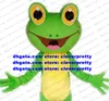 Rana Rospo Bufonid Bullfrog Costume Della Mascotte Adulto Personaggio Dei Cartoni Animati Vestito Vestito Marketplace Ipermercato Pubblicità zx160