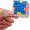 Cubo 3D Labirinto Puzzle Scatola Mente Puzzle Gioco Blu Giallo Arancione Giocattolo Cervello Giochi manuali Sfida Fidget Giocattoli Equilibrio Educativo per bambini