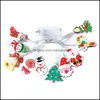 Juldekorationer Jul LED -ljus Str￤ng Cartoon Xmas Motiv 1 65M 10 LED/ 20 Utomhusdekoration Drop Delivery Home Garden Fe Dhevr