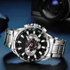 Brand multifunctional hollow calendar waterproof quartz watch sports men's watch men's watch wristwatch3YHK