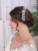 Coiffures strass accessoires de cheveux de mariage argent or coiffure de mariée portant un peigne fascinateur chapeau pour les femmes ornements