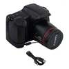 Digitale camera's Portable Travel Vlog Camera Pography 16X Zoom 1080p HD SLR Anti-Shake PO voor Live 9167