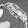 Relógio de diamante relógios masculinos Avanadores mecânicos automáticos de 40 mm de aço inoxidável diamantes Strap Sapphire Life Projeção à prova d'água Presente de punho para homens