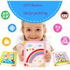 Autocollant mosaïque de boutons de 36 styles, Kits d'art, dessin, peinture, jouets, cadeaux d'éducation préscolaire pour enfants filles