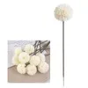 Decorative Flowers 5Pcs Silk Hydrangea Vase For Home Room Decor Wedding Bouquet Outdoor Garden Bridal Accessories Clearance Artificial