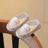 Кроссовки детская обувь мальчики Moccasins Kids Loafer Spring Summer Moccasin девочки повседневные малыши Baby PU кожа F02243 221109