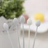 Wholesale Candy color coffee stirrer bar spoon milk Fruit small stir bars Long Handled Spoons mixing Melamine Plastic-Spoon 12.7x1cm SN5023