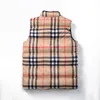 Fashion Plaid vests Down jacket vest Keep warm mens stylist winter jacket men and women thicken outdoor coat essential cold protection size M-3XL#01