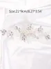 Copricapo Perla Strass Sposa Fasce Gioielli per capelli da sposa Copricapo da sposa Festa Prom Diademi Copricapo da damigella d'onore in cristallo di lusso