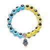 Turkish Evil Blue Eye Beads Bracelet Colorful Crystal Beads Bracelets for Women Handmade Jewelry Gifts