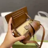 Borse da sera borsa di design borsa di lusso in pelle borse a tracolla crossbody Designer di marca Flap Women Fashion Color Matching Small Box Purses Mini Tote