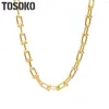Tosoko rostfritt stål smycken hästsko u-formade halsband kvinnors överdrivna Bsp674 2202172658