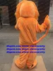 Costume de mascotte d'animal sauvage de Lion jaune orange tenue de personnage de dessin animé adulte éducation préscolaire Halloween All Hallows zx425