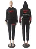 2024 Designer Brand Femmes Survêtements Costumes de jogging Imprimer Deux pièces Ensembles Sweats à capuche Pantalons à manches longues Sweatsuits Sportswear Outfit 5XL Plus Taille Vêtements décontractés 8913-9